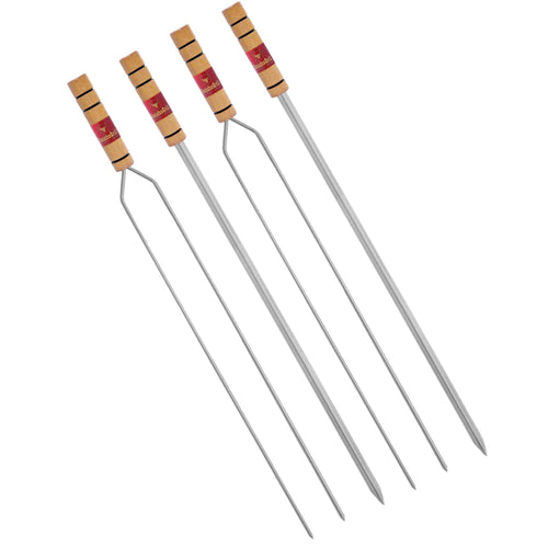 Espeto Churrasco MestreInox 65cm | Durabilidade e Versatilidade Reto e Duplo