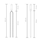 Espeto Churrasco MestreInox 65cm | Durabilidade e Versatilidade Reto e Duplo