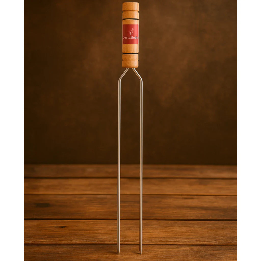 Espeto Churrasco MestreInox 65cm | Durabilidade e Versatilidade Reto e Duplo