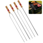 Espeto Churrasco MestreInox 65cm | Durabilidade e Versatilidade Reto e Duplo