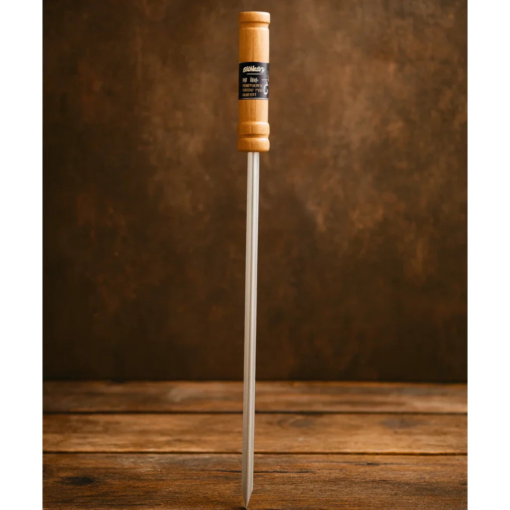 Espeto Churrasco MestreInox 65cm | Durabilidade e Versatilidade Reto e Duplo