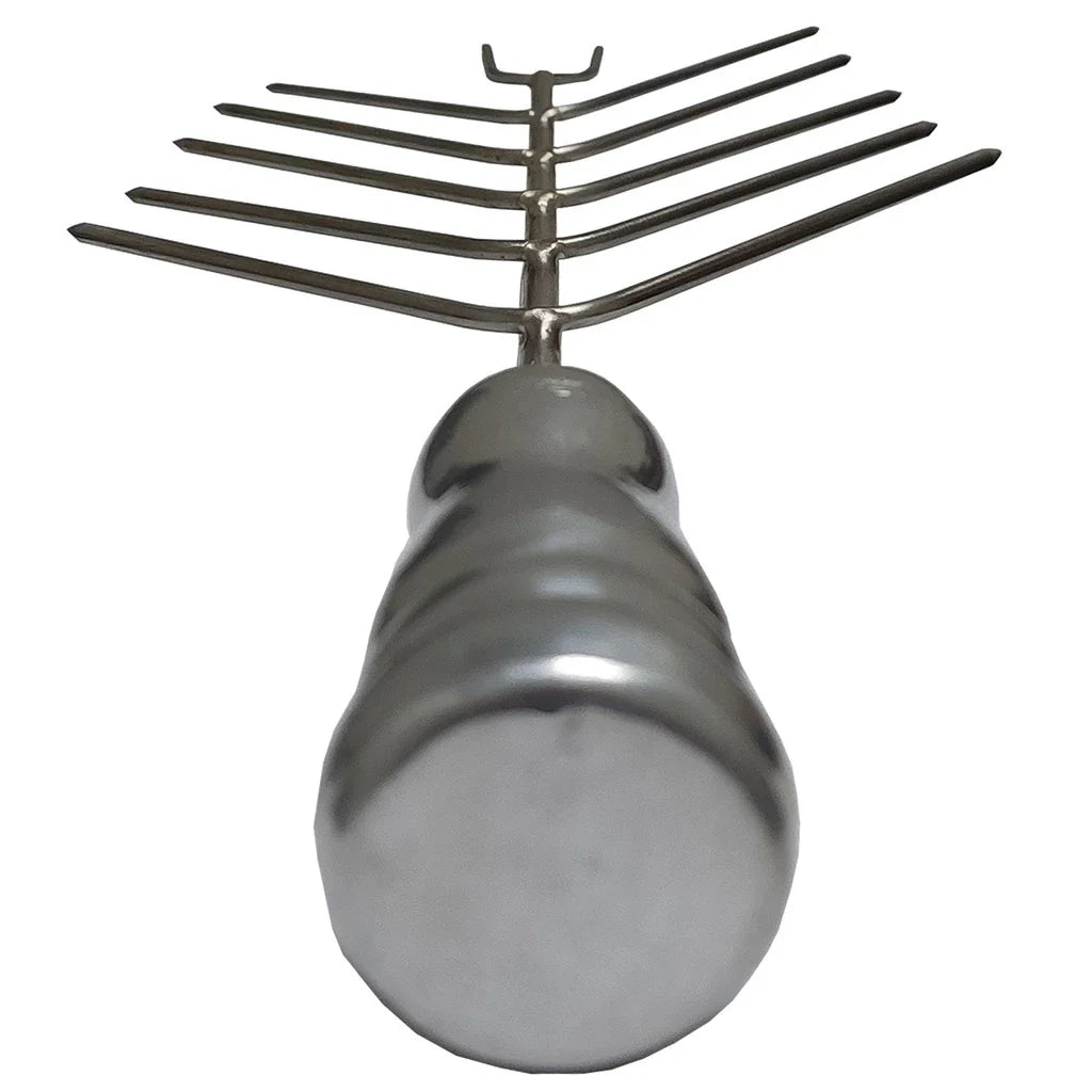 Espeto para Coraçãozinho e Aperitivos Inox 304 | 10 Pontas com Cabo Térmico | 63cm de comprimento