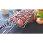 Grelha Linguiça ChefPro | Suculência Máxima e Virada Fácil Sem Furar