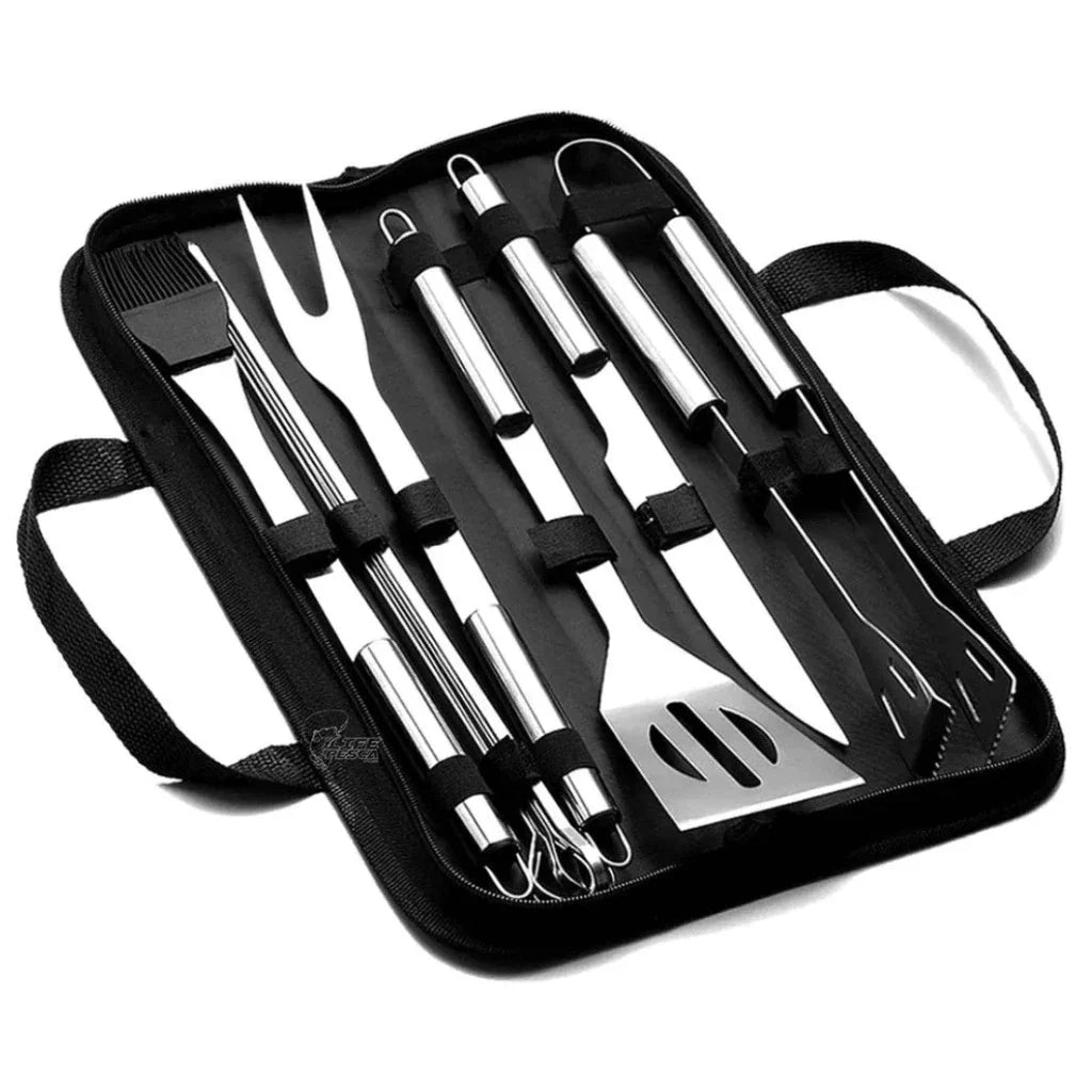 Maleta Churrasco Profissional | Cortes Perfeitos e Utensílios de Alta Durabilidade
