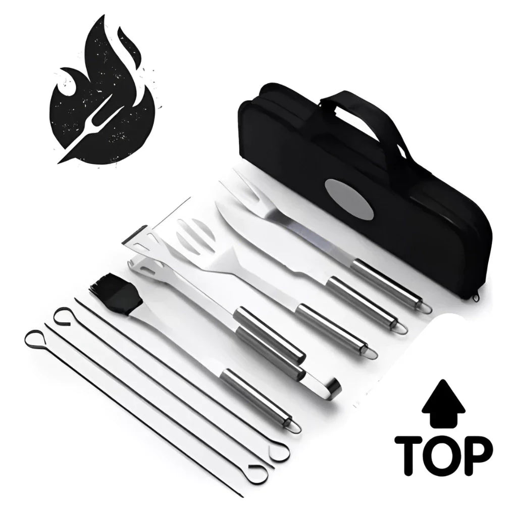 Maleta Churrasco Profissional | Cortes Perfeitos e Utensílios de Alta Durabilidade