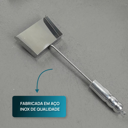 Pá de Cinzas Inox CleanUp | Limpeza Rápida e Sem Esforço no Pós-Churrasco